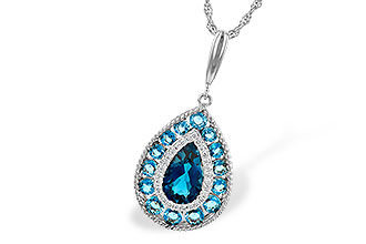 A208-21977: NECK 2.55 TW BLUE TOPAZ 2.65 TGW