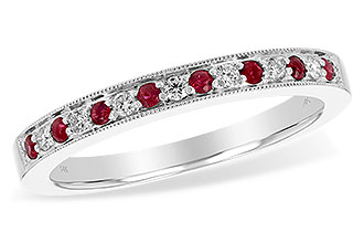 D201-87386: LDS WED RG .12 RUBY .21 TGW