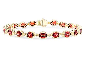 D291-83786: BRACELET 9.22 TW GARNET 9.26 TGW