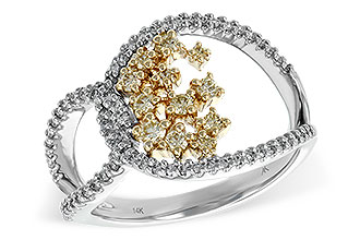 E206-43767: LDS DIA RG .24 YELLOW DIAS .50 TW