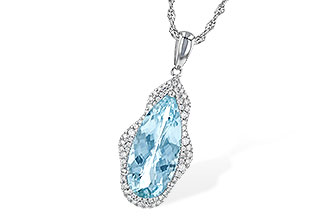 E208-23758: NECK 3.97 AQUAMARINE 4.20 TGW