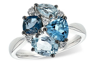 F207-28276: LDS RG 2.57 BLUE TOPAZ 2.65 TGW