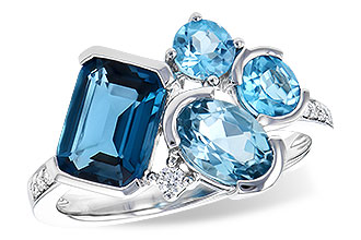 F290-97404: LDS RG 3.08 BLUE TOPAZ TW 3.15 TGW