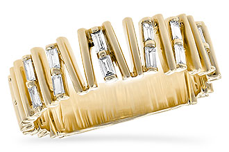 G208-22831: LDS DIA WED RG .24 TW BAGUETTES