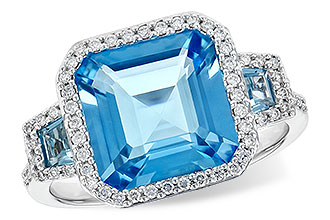 G208-25594: LDS RG 4.40 TW BLUE TOPAZ 4.60 TGW