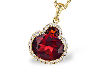 G290-98349: NECK 3.02 TW GARNET 3.16 TGW