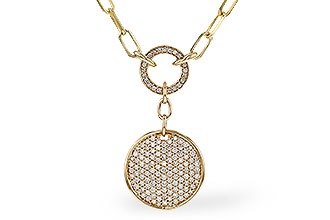 G292-74658: NECKLACE .92 TW (17")