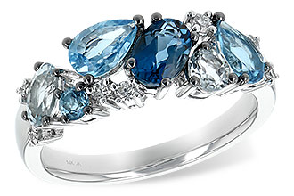 H207-27449: LDS RG 2.05 BLUE TOPAZ 2.16 TGW