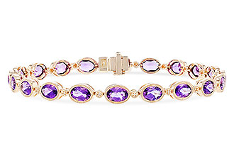 H291-83794: BRACELET 6.86 TW AMETHYST 6.90 TGW