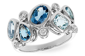 K291-87367: LDS RG 2.57 BLUE TOPAZ TW 2.75 TGW