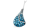 M205-50130: NECK 4.81 BLUE TOPAZ 4.94 TGW