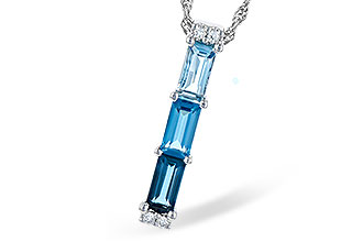 M290-93776: NECK 1.26 BLUE TOPAZ 1.30 TGW